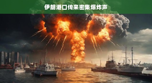 伊朗港口上演火爆一幕，不过别担心，事情其实没那么严重！，或者，伊朗港口大爆炸？别紧张，来，我们冷静地看看这回事！