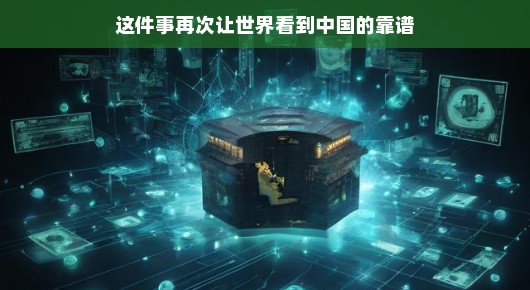 这件事再次让世界看到中国的靠谱