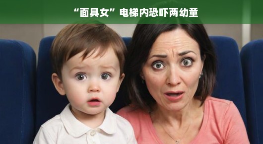 轻松应对突发状况，电梯内面具女与两幼童的惊魂瞬间