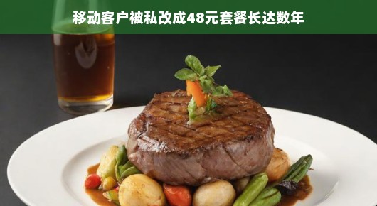 揭秘移动客户被私改套餐背后的故事，从48元套餐说起