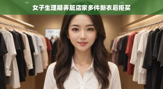 女生生理期遭遇小插曲，新衣意外遭殃，婉拒赔偿背后的暖心故事！