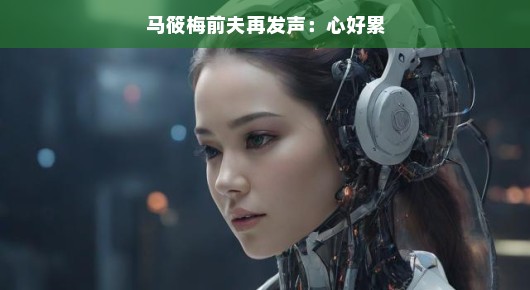 马筱梅前夫再发声，心好累，但生活仍需微笑面对