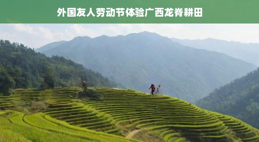 嘿，外国朋友们！来广西龙脊梯田欢度与众不同的劳动节田园嘉年华，一起体验难忘的农耕之旅吧！
