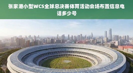 张家港小型WCS全球总决赛会场布置信息与联系方式