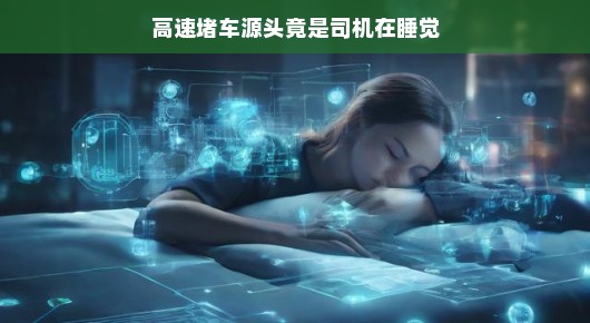 高速堵车源头竟是司机在睡觉