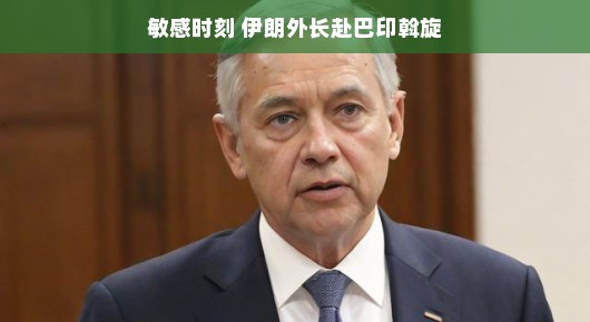 轻松应对敏感时刻，伊朗外长赴巴印斡旋之旅