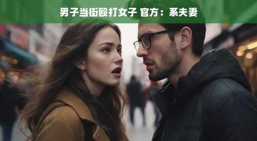 揭秘街头男子殴打女子事件真相，原是夫妻纠纷引发冲突风波