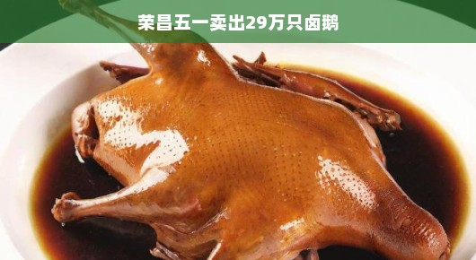 荣昌五一卤鹅热销，29万只卤鹅展翅翱翔！