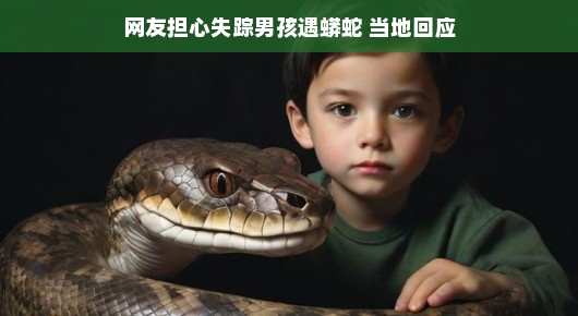 失踪男孩引发网友担忧，当地回应消除疑虑，蟒蛇事件真相揭晓