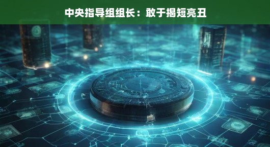 中央指导组组长，敢于揭短亮丑