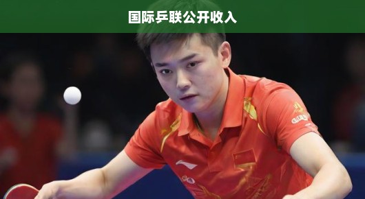 国际乒联公开收入，运动员背后的辛勤与荣耀