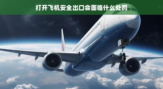 打开飞机安全出口？后果了解一下