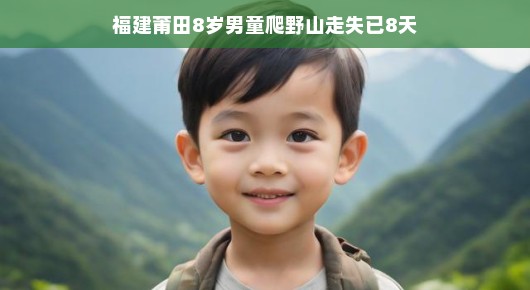 福建莆田八岁男童野山探险，八天失联背后的故事