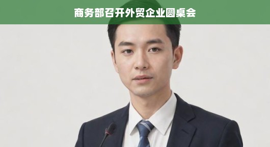 商务部召开外贸企业圆桌会,共话外贸新机遇,共谋发展新篇章