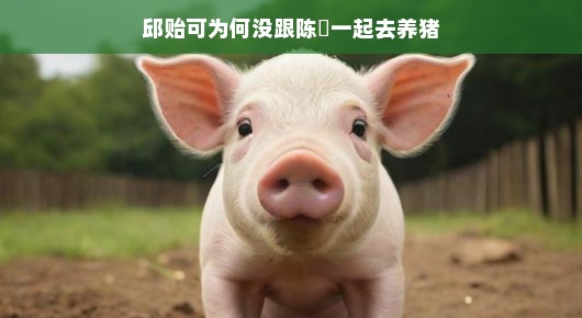 邱贻可为何没和陈玘一起去养猪,一段未竟的体育奇缘 邱贻可为何没和陈玘一起去养猪,一段未竟的体育奇缘