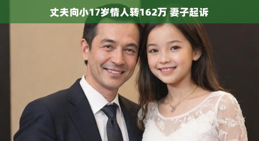 丈夫向小17岁情人转162万 妻子起诉(丈夫转给情人的钱追诉期是多久)