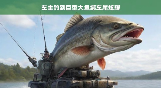 车主钓到巨型大鱼,绑车尾炫耀—一场别开生面的垂钓盛宴