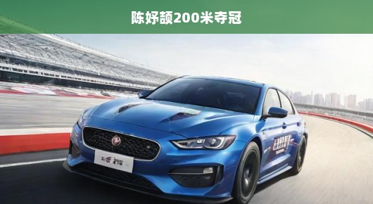 陈妤颉,200米赛道上的荣耀时刻