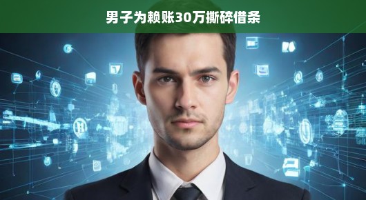 男子为赖账30万出奇招，撕碎借条背后的故事