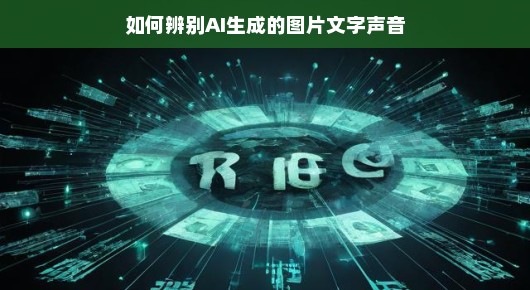 如何辨别AI生成的图片、文字与声音