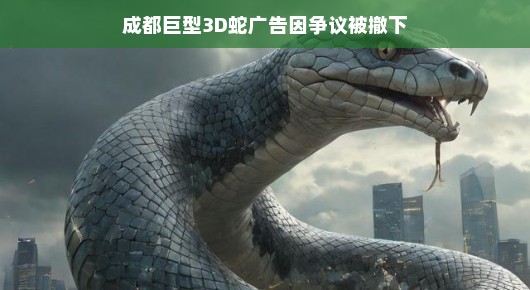 成都巨型3D蛇广告争议风云，一场视觉盛宴的落幕与反思