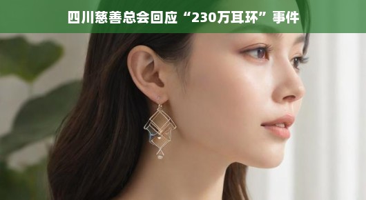 四川慈善总会回应230万耳环事件，一场误会引发的善意与透明化探讨