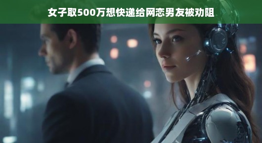 女子取500万想快递给网恋男友被劝阻（男子取走500万）