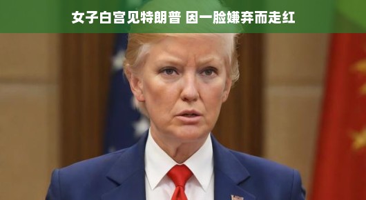 女子白宫见特朗普，因一脸嫌弃而走红