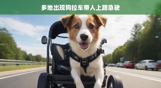 多地出现狗拉车带人上路急驶，萌宠的新时尚挑战