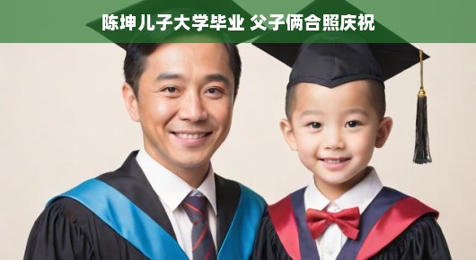 陈坤儿子大学毕业，父子情深，合照庆祝