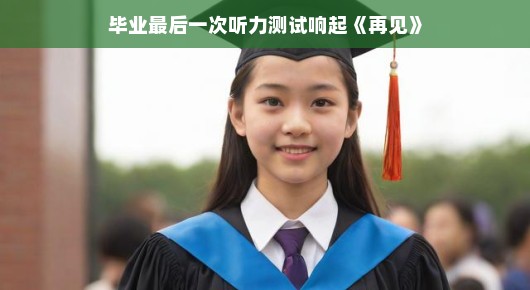 毕业时刻的最后一次听力测试，再见的旋律响起