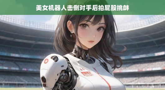 美女机器人赛场上的霸气瞬间，击倒对手后的拍屁股挑衅