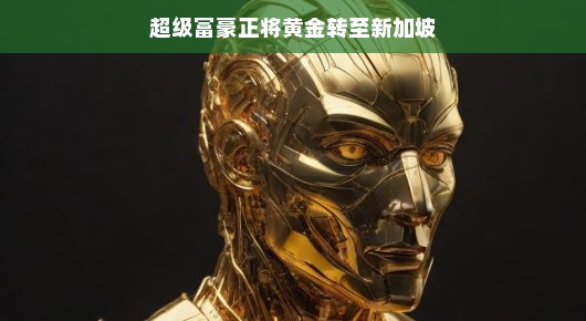 超级富豪的新宠,黄金转移至新加坡的秘密