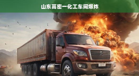 轻松应对危机,山东高密化工车间爆炸事件回顾与启示