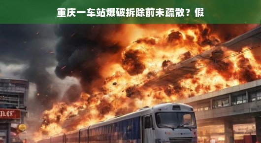 重庆一车站爆破拆除前未疏散？假（8.2重庆货运列车爆燃）