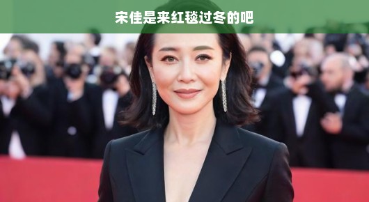 宋佳，红毯上的冬日暖阳