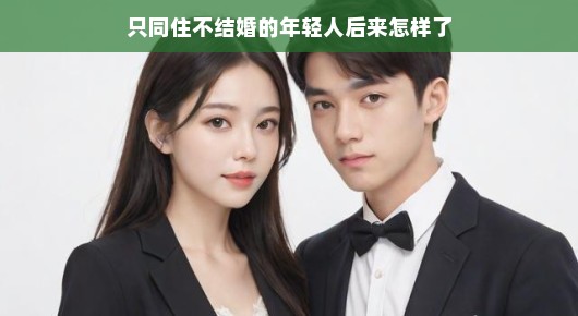 只同住不结婚的年轻人后来怎样了?当代青年新风尚,只同住不结婚的生活探索与未来展望