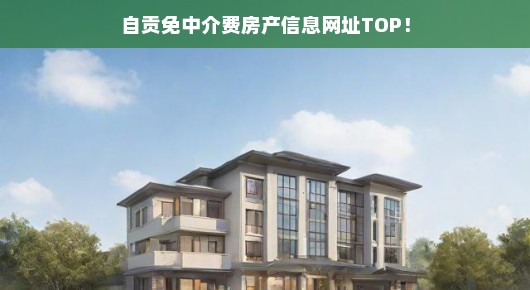 自贡免中介费房产信息网址TOP—为你揭秘最直接的房源信息渠道
