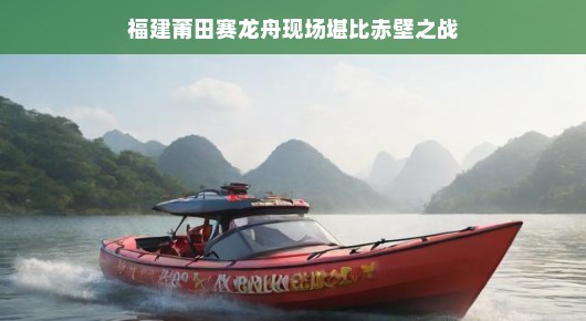 福建莆田赛龙舟，现场氛围热烈，堪比赤壁之战