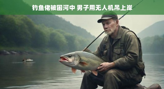无人机救援显神通，钓鱼男子河中遇险获救纪实