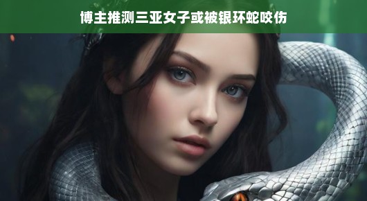 三亚女子疑被银环蛇咬伤事件，博主理性分析与探讨