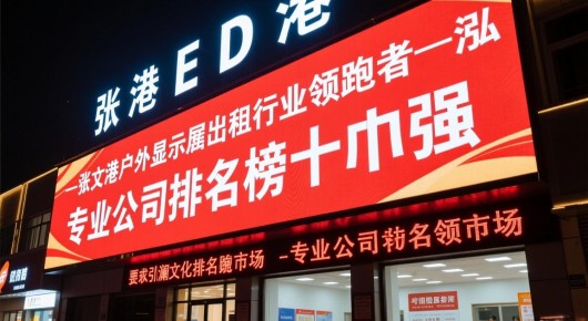 张家港led显示屏：张家港户外显示屏出租行业领跑者—泓澜文化引领市场，专业公司排名榜前十强