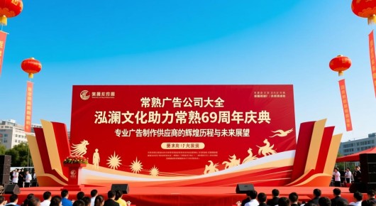 常熟广告公司大全：泓澜文化助力常熟69周年庆典，专业广告制作供应商的辉煌历程与未来展望