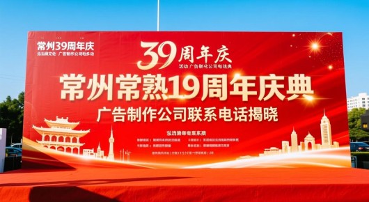 常熟39周年庆活动广告制作公司电话多少：泓澜文化助力常熟39周年庆典，广告制作公司联系电话揭晓