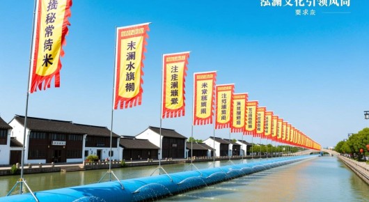 揭秘常熟五米注水旗租赁首选，泓澜文化引领风尚